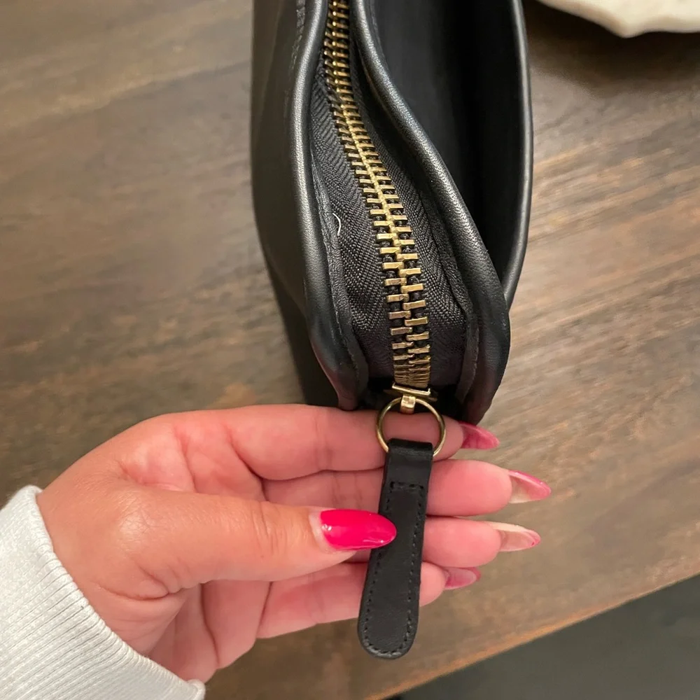 XL vintage Coach zip portfolio leather document laptop bag 5225 black - Picture 5 of 10